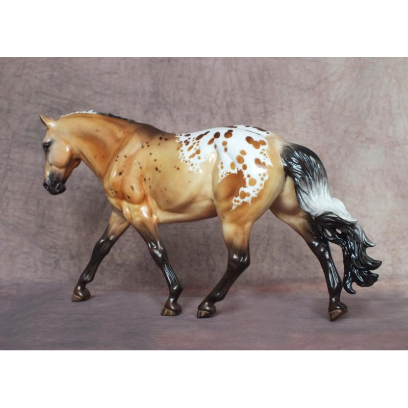 Cowboy Tater, Stock Horse - Dun Blanket Appaloosa