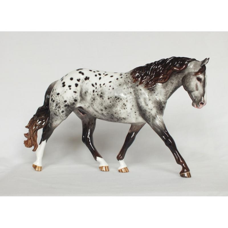 Cowboy Tater, Stock Horse - Grey Blanket Appaloosa