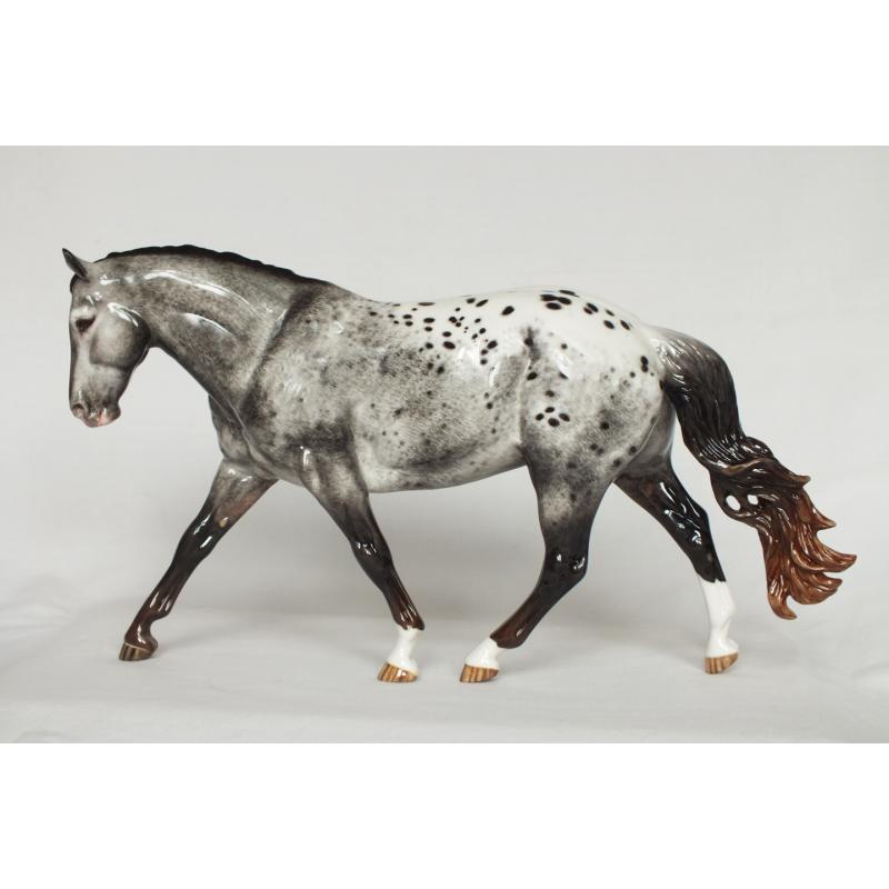 Cowboy Tater, Stock Horse - Grey Blanket Appaloosa