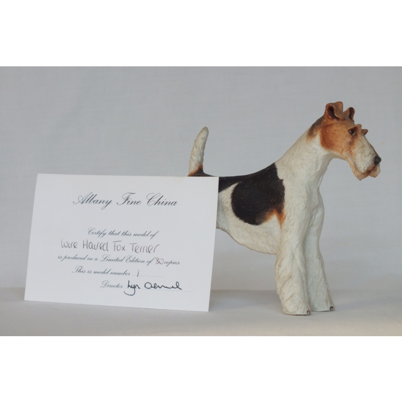 Albany Fine China Wire Hair Fox Terrier Dog